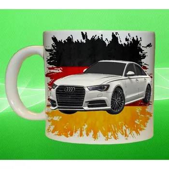 hrnek s Audi A6 150ml (hrneček s osobním autem )
