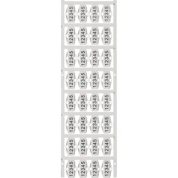 kabelová chránička WEIDMÜLLER Systém značení kabelů - Štítek SF 10/23 MC SDR V2. Potisk možný dle specifikace zákazníka. 1852380000