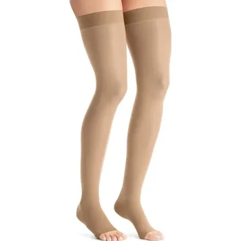 Dámské punčochy Kompresní stehenní punč. JOBST Ultra Sheer - III—Kratší délka, karamelová barva, bez špice