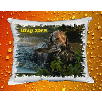 Dekorativní polštářek Polštářek pro myslivce č. 72 (MYSLIVECKÝ POLŠTÁŘ)