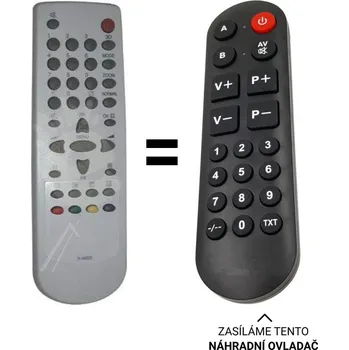 Dálkový ovladač Daewoo DTH-29G2K, DTZ-29G2K , R-46G22 náhradní dálkový ovladač pro seniory