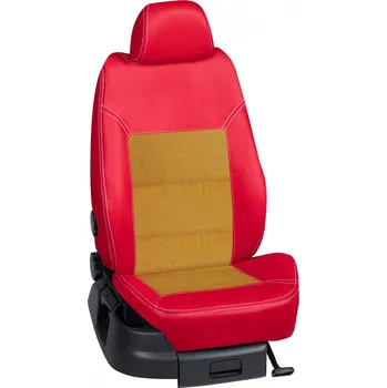 Potah sedadla Autopotahy Seat LEON / od r.1999->, 5-dveří,( HB ), KOŽENKA > OR 0417 (OR 0417 / Černý koženkový bok)