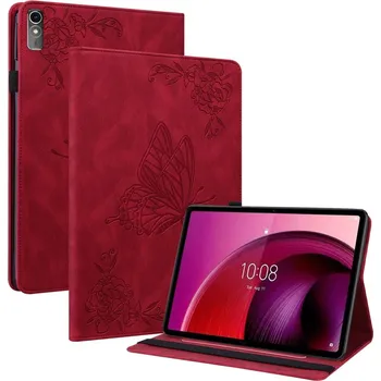 Pouzdro na tablet Imprint zavírací pouzdro na Lenovo Tab M10 5G - červené