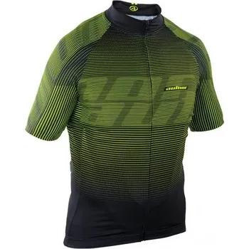 cyklistický dres Author dres Men Profi X2 (černá/žlutá-neonová)