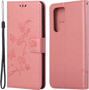 Pouzdro na mobilní telefon Flower knížkové pouzdro na Samsung Galaxy S24 Ultra - růžové