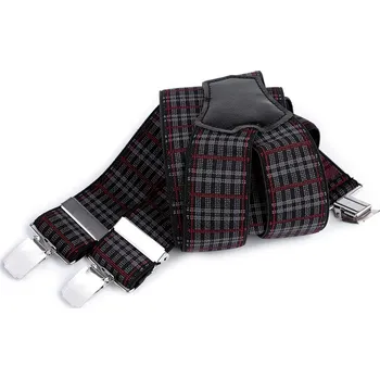 Kšandy Šle šíře 3,5 cm délka 120 cm - 3 šedá černá