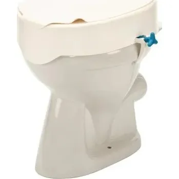 WC sedátko Nástavec na WC REHOTEC 9/7213C - výška 13 cm—Plastový, poklop, 2 fixační šrouby