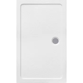 Sprchová vanička BPS-koupelny Obdélníková akrylátová sprchová vanička HYD-OSV-SILK 100x90 bílá