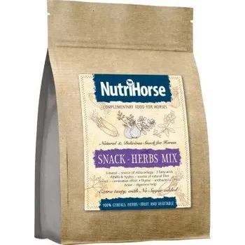 Krmivo pro koně Nutri Horse Snack-Herbs 600g