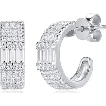 Náušnice Náušnice SILVERINO se zirkony 8506