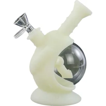 Bongthai Silicone Space Ship Bong 16.5cm (Glow)
