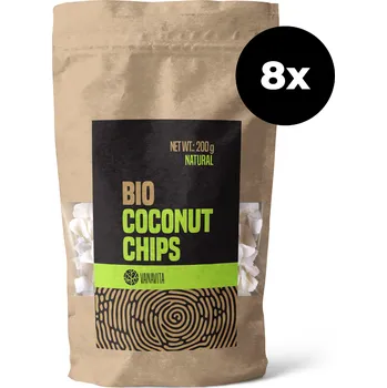 Anabolizér VanaVita BIO Kokosové čipsy natural 8 x 200 g