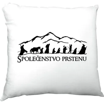 Polštář Polštář saténový s potiskem Výprava Středozemí