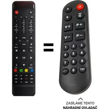 Amiko VIPER combo náhradní dálkový ovladač pro seniory