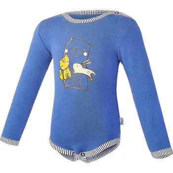 Kojenecký body Little Angel Body smyk zvířátka DR Outlast® - indigo Velikost: 98