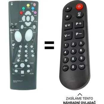 Thomson RCT100, RC111ta1m, RCT4156, RCT4157S náhradní dálkový ovladač pro seniory