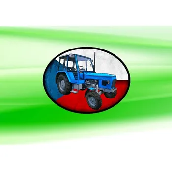Nášivka nášivka s traktorem ZETOR 6911 Obdélník (nášivky traktory)