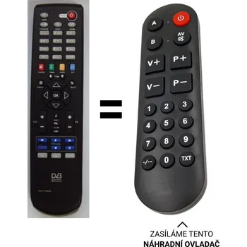 Dálkový ovladač GLOBO HD S1 náhradní dálkový ovladač pro seniory