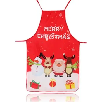 Kuchyňská zástěra Vánoční zástěra | zástěra na vaření 80 x 60 cm - 7,60cmX80cm
