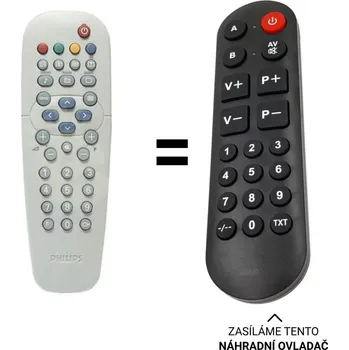 Dálkový ovladač Philips RCLE011, RC19039001 náhradní dálkový ovladač pro seniory