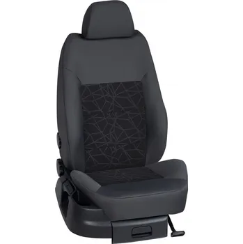 Potah sedadla Autopotahy Volkswagen CRAFTER / od r.2017->, 7 Mist, STANDARD > OR 0231 (OR 0231 / Tmavě šedý bok)