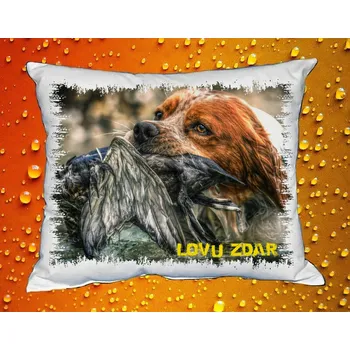 Dekorativní polštářek Polštářek pro myslivce č. 77 (MYSLIVECKÝ POLŠTÁŘ)