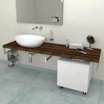 Sapho AVICE deska 130x50cm, dub tmavý, AV1311