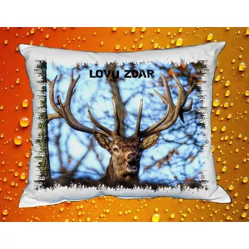 Dekorativní polštářek Polštářek pro myslivce č. 54 (MYSLIVECKÝ POLŠTÁŘ)