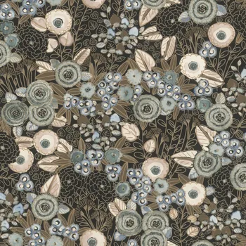 Tapeta Vliesová tapeta barevné kytky 868913 / Tapety na zeď Symphony (0,53 x 10,05 m) Rasch