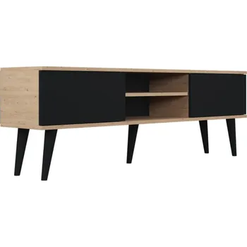 Televizní stolek KOCOT KIDS Skříňka pod TV - TORONTO RTV160, dub artisan/matná černá