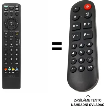Dálkový ovladač LG MKJ42519636 náhradní dálkový ovladač pro seniory