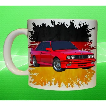 hrnek s BMW M3 E30 330 ml (hrneček s osobním autem )
