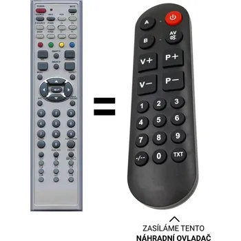 Dálkový ovladač SWISSTEC J37/1BE náhradní dálkový ovladač pro seniory