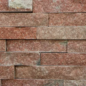 Obklad Přírodní obklad RED QUARZITE MINI PANEL 40 x 10 cm