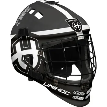 Florbalová maska Maska florbalová Unihoc SHIELD Black/White