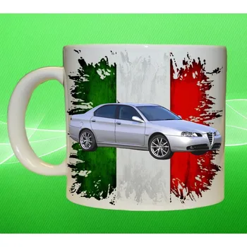 hrnek s alfou Alfa Romeo 166 150ml (hrneček s osobním autem )