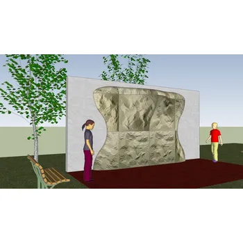 Dětské hřiště Dětské hřiště Wall 2D+40 pro štěrkovou bezpečnostní zónu