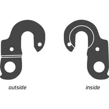 rám kola GHOST náhradní díly Patka rámu EZ 1337, EZ 1851 - Black