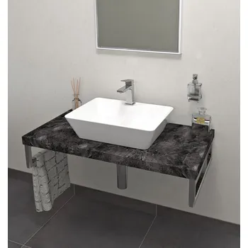 Sapho AVICE deska 110x50cm, štípaný kámen, AV119