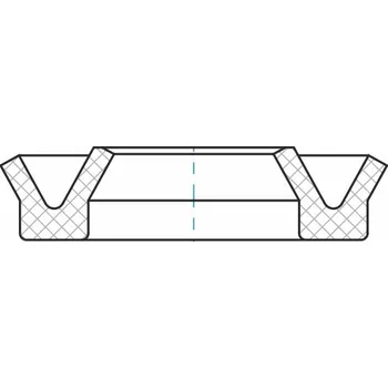Manžeta 60x80x12,8/12 AU90 - PN029274.2 Rubena
