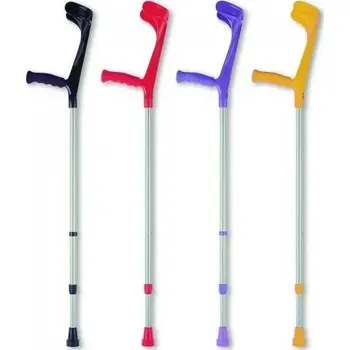 Francouzská berle barevná 222 KL-S zelená - 1ks—Nastavitelná výška, vyměkčené držadlo, odrazka