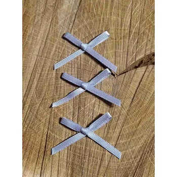 Stuha Mašlička 40 mm šedá světlá