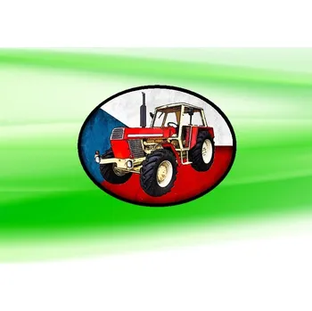 Nášivka nášivka ZETOR Crystal 12045 Obdélník (nášivky traktory nášivka s kombajnem)