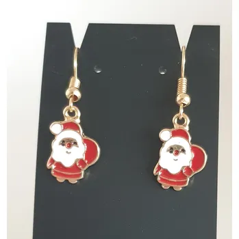 Vánoční dekorace Vánoční náušnice - Santa