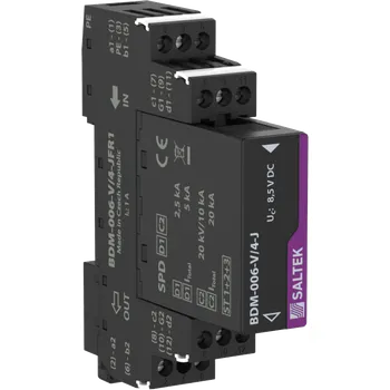 Přepěťová ochrana SALTEK Modul BDM-006-V/4-JFR1 s přepěťovou ochranou 6V DC, max.1A výměnný A06396