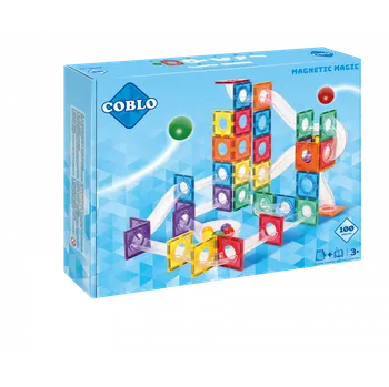 ostatní stavebnice Coblo Magnetická stavebnice Classic kuličková dráha 100 ks