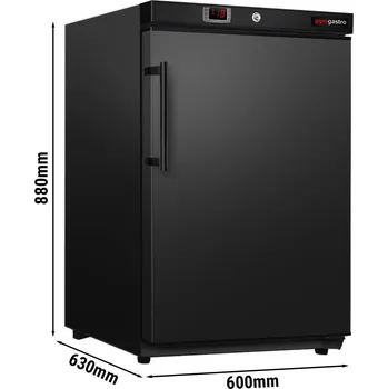 Mraznička G.Gastro Skladovací mrazák ECO - 115L - s 1 dveřmi Černá