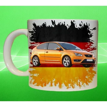 hrnek Ford Focus ST 330ml (hrneček s osobním autem )