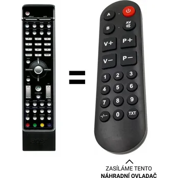 Dálkový ovladač Acer AT3201W, AL2671W, AT2601W náhradní dálkový ovladač pro seniory.