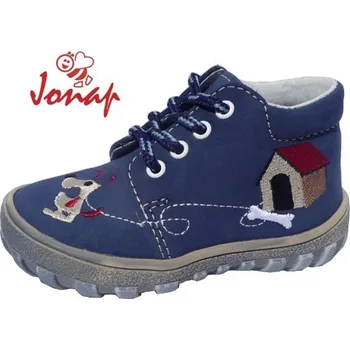 Dětská kožená obuv JONAP 022N Pes Modrá: Velikost bot: 20